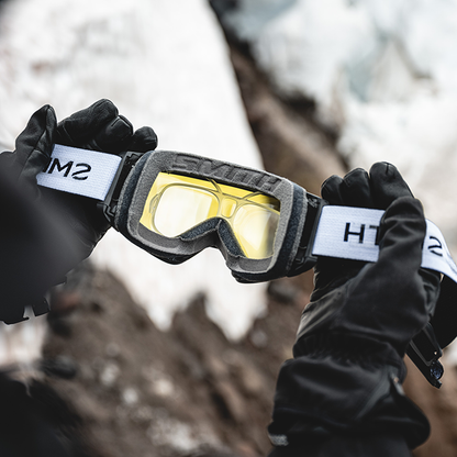 GRX Prescription Snow Goggle Adapter, Matte Crystal